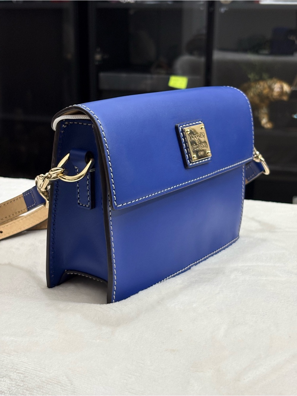 Dooney & Bourke Beacon Small East/West Flap Crossbody – Royal Blue w/ Wallet. - Picture 5 of 16
